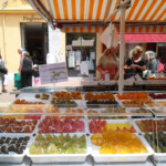 Konfekt, frugt og isbutik op Cours Saleya