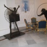 Hotel Negresco interieur. Kunst og imponerende møbler.