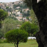 Udsigt til Middelalderbyen Haut-de-Cagnes