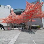 Hovedindgangen til Le Musée d'Art Moderne et d'Art Contemporain